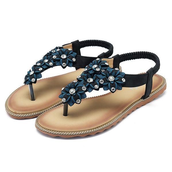 Dame Bohemian Casual Beach Bløde Flade Sandaler