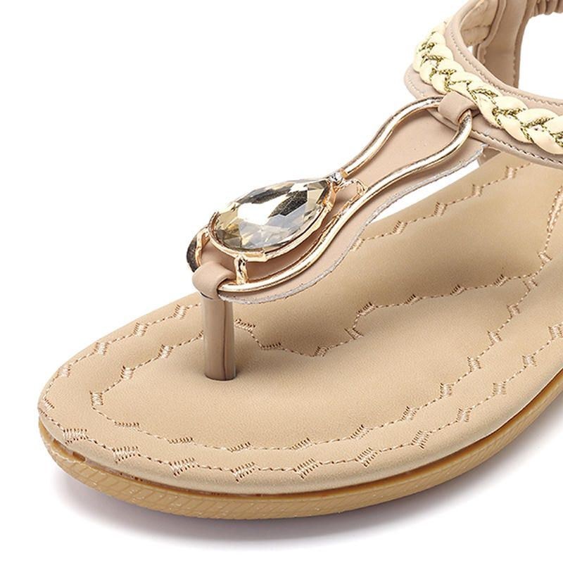 Dame Casual Outdoor Beach Bløde Flade Sandaler