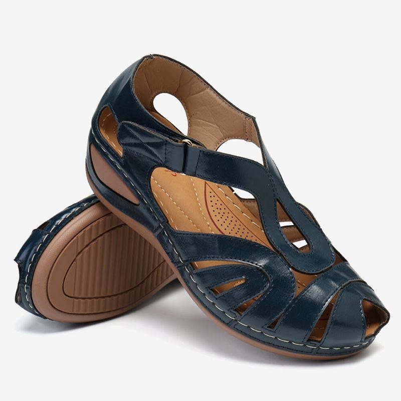 Dame Cutout Hook Look Åndbar Letvægts Casual Sandaler