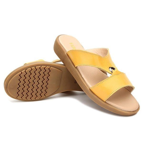 Dame Sommer Chic Strandsandaler Åndbare Slip-on Flat Slippers