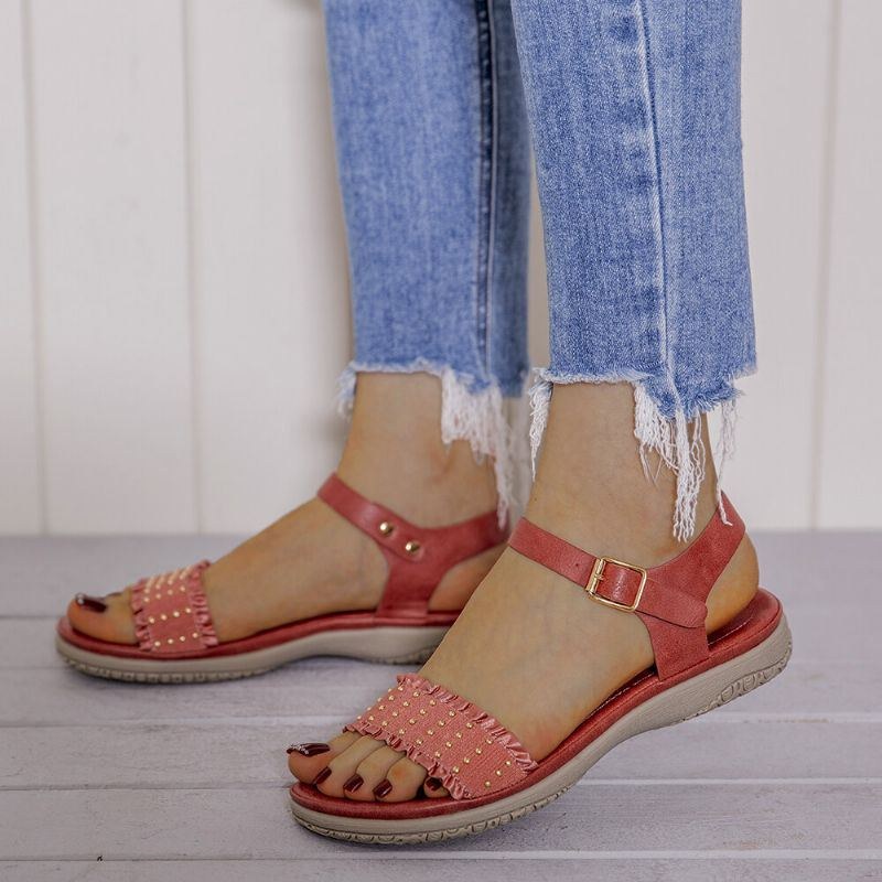Dame Spænde Strap Behagelige Casual Sandaler