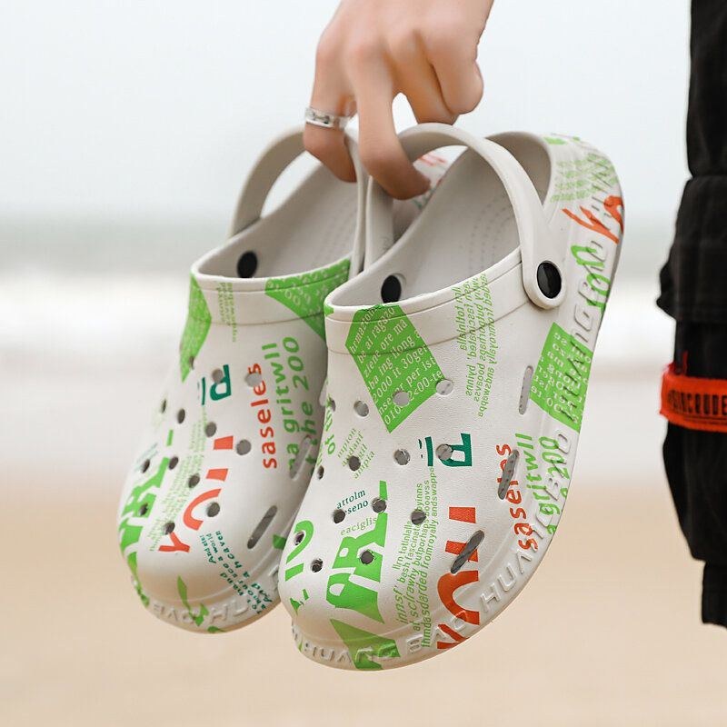 Dame Unisex 2 I 1 Letvægts Slip-on Slingback Mules Træsko Vandtætte Skridsikre Sandaler