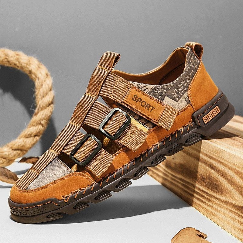 Herre Casual Sommer Krogløkke Lukket Tå Skridsikker Udendørs Sandaler