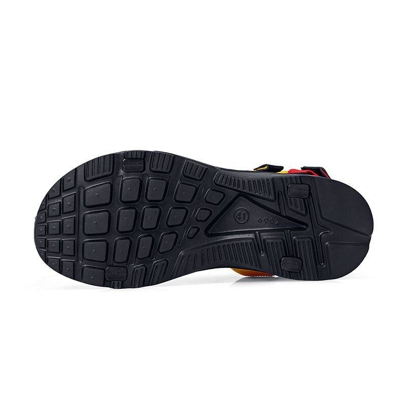 Herre Comfy Colorblock Webbing Sport Krogløkke Strandsandaler