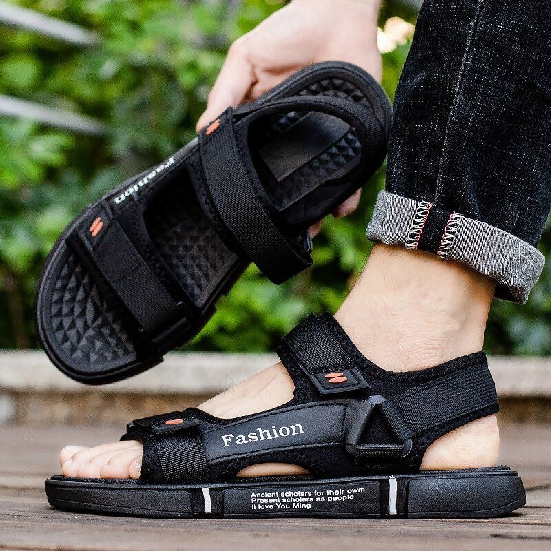 Herre Mesh Åndbar Åbnet Skridsikker Casual Outdoor Sandaler