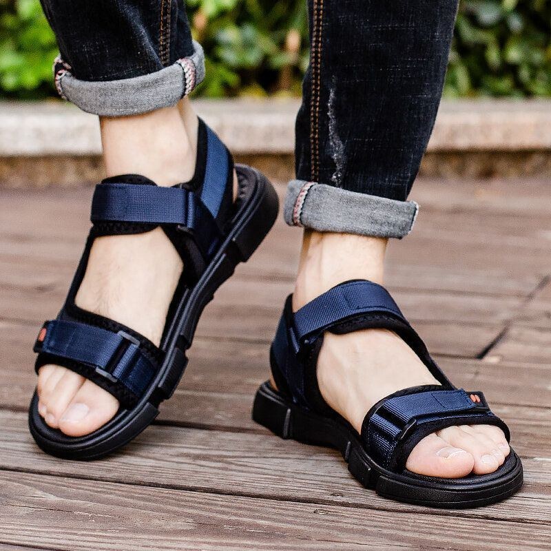 Herre Mesh Åndbar Åbnet Skridsikker Casual Outdoor Sandaler