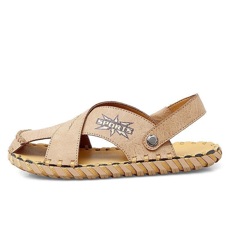 Herre Microfiber To-vejs Letvægts Bløde Casual Sandaler