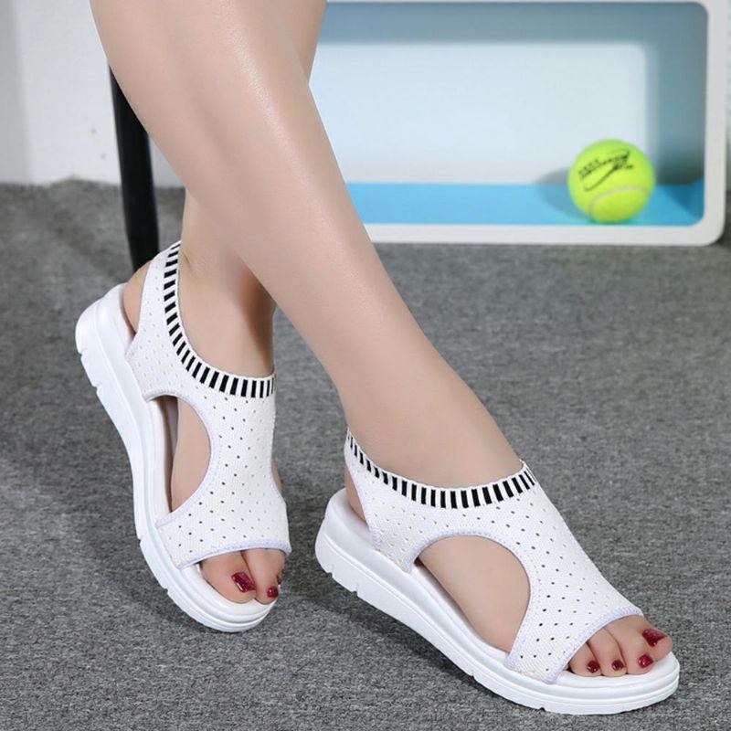 Roman Women Mesh Ankel Strandsandaler