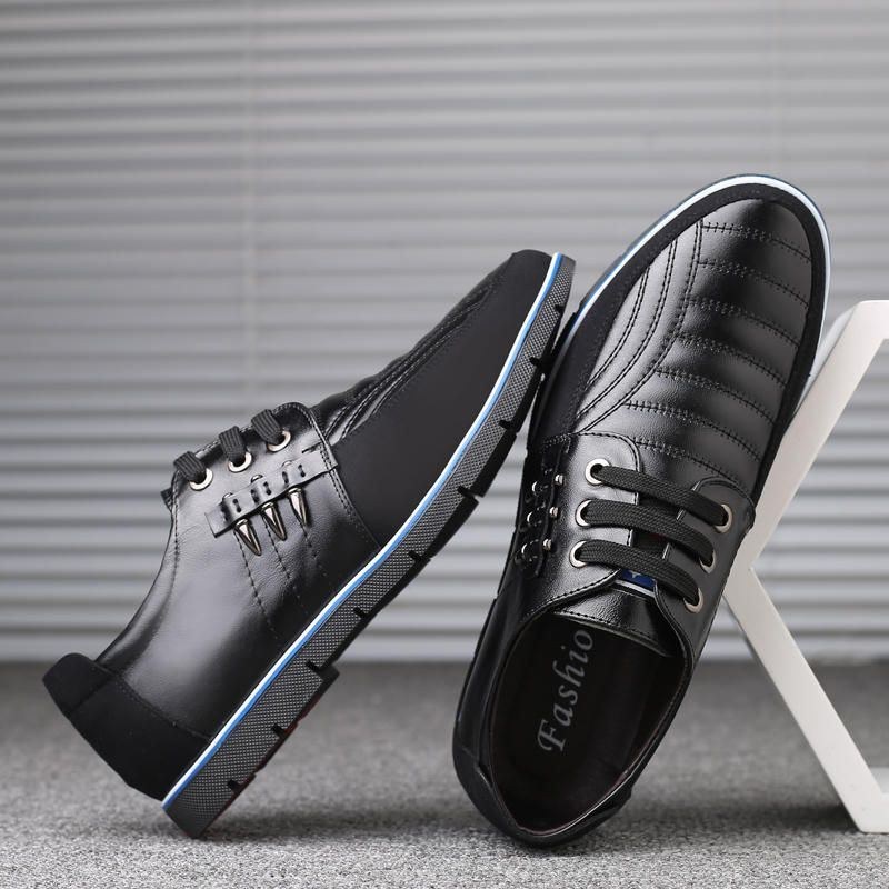 Big Size Mænd Microfiber Business Soft Oxfords Lædersko
