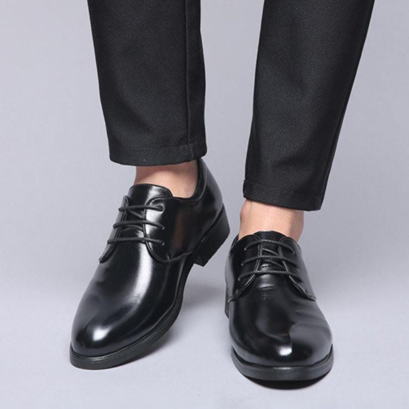 Bløde Kontorsko Til Mænd I Stor Størrelse Casual Business Læder Oxfords