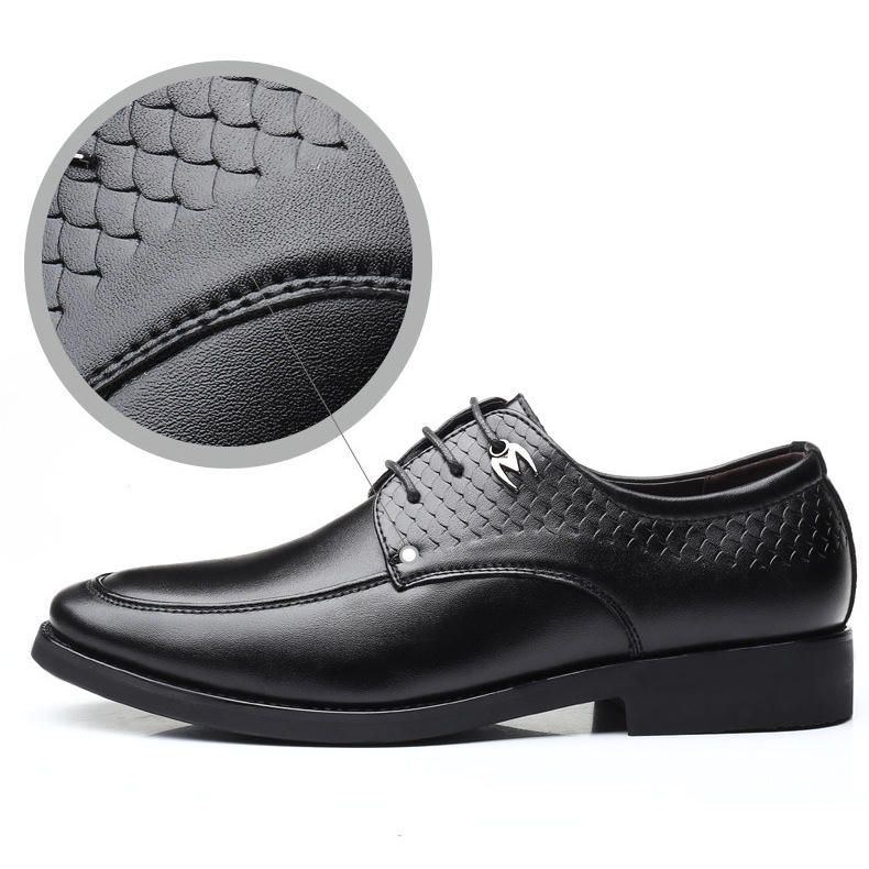 Formel Mænds Sko Casual Mønster Slip On Bløde Business Oxfords
