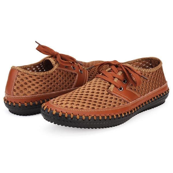 Herre Åndbar Fleksibel Low Top Sko Sneakers