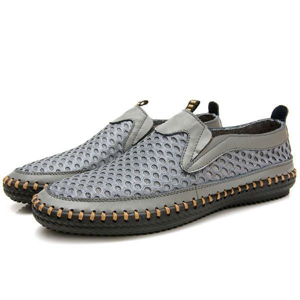 Herre Åndbart Mesh Svedabsorptionsslip On Oxfords Flats