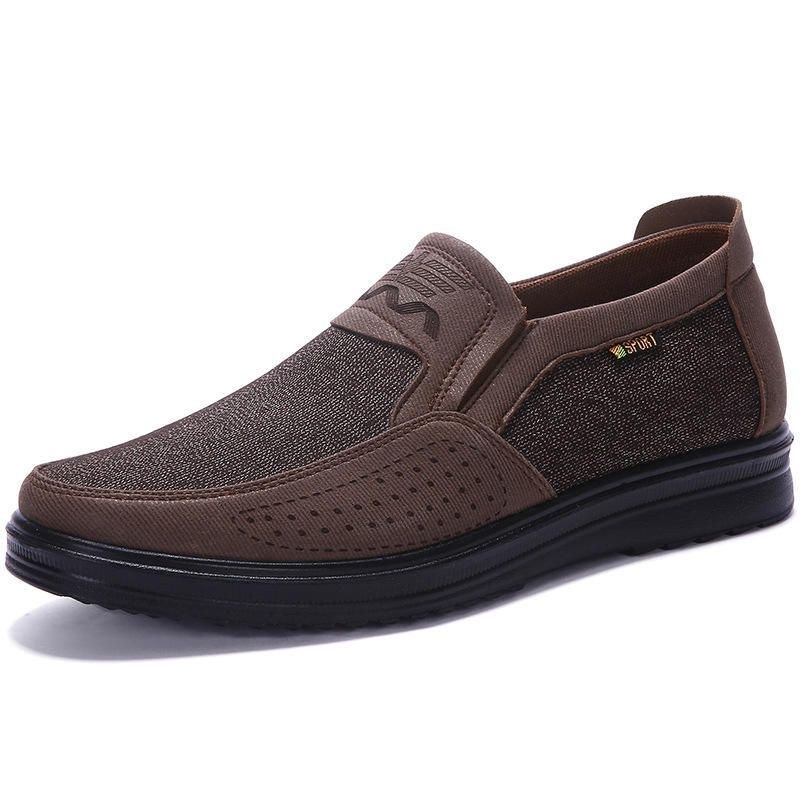 Herre Blød Åndbar Business Casual Slip On Oxfords