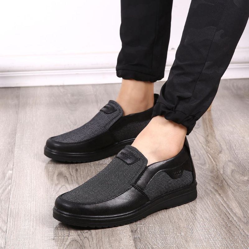 Herre Casual Daily Microfiber Dress Sko Business Oxfords
