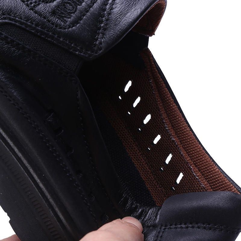 Herre Hollow Out Soft Sole Læder Oxfords