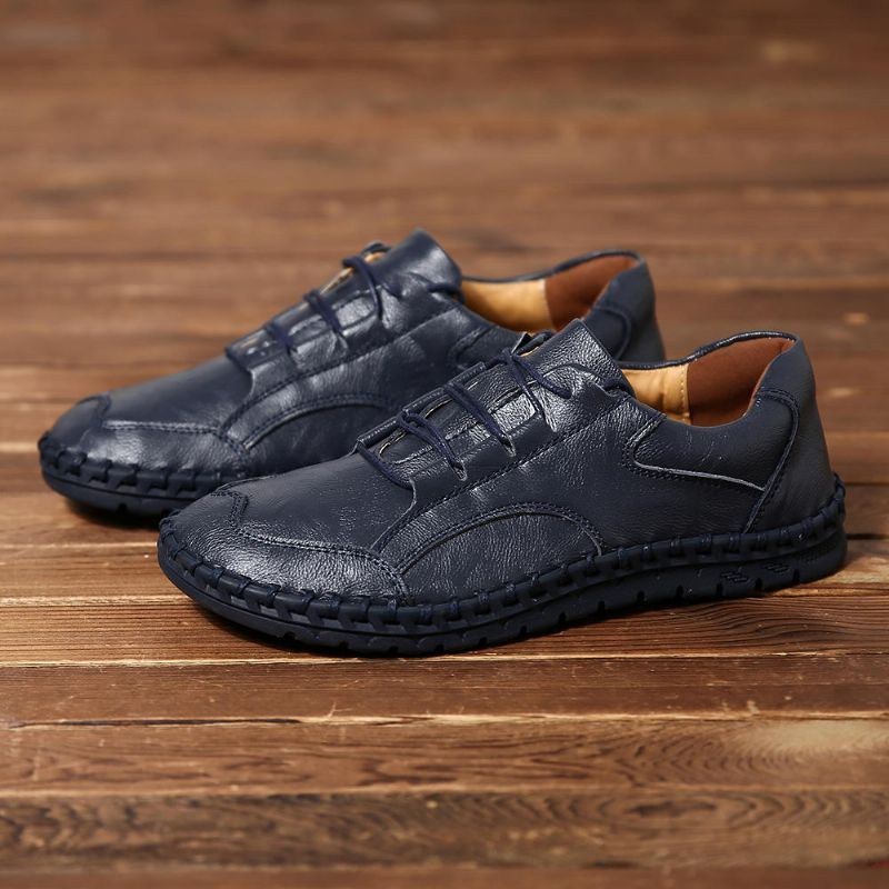 Herre Retro Casual Fashion Business Håndsyning Oxfords Flats