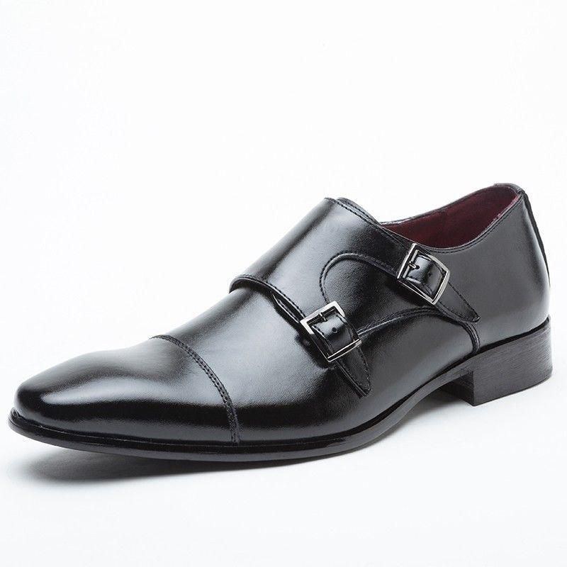 Herre Spidstå Elegant Business Formel Oxfords Spænde