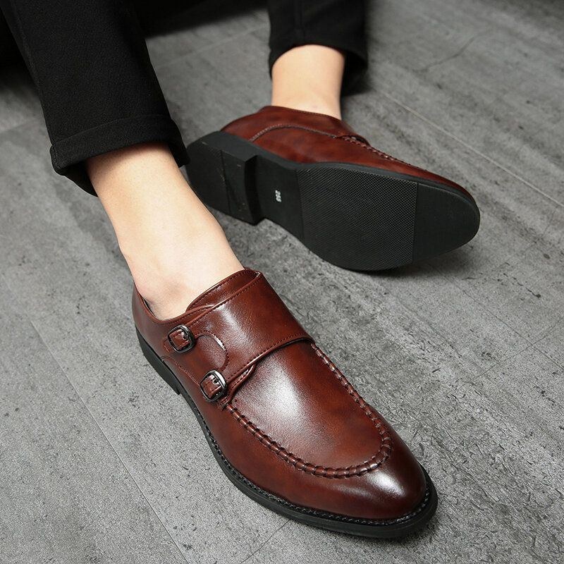 Herre Urban Type Syning Metalspænde Komfortabel Slip On Formelle Business Casual Sko