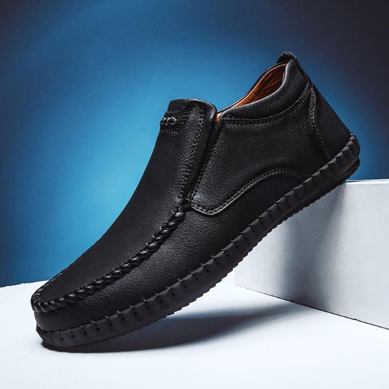 Retro-syninger Til Mænd Behagelig Blødt Læder Business Casual Oxfords