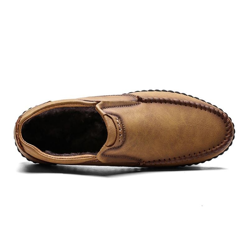 Retro-syninger Til Mænd Behagelig Blødt Læder Business Casual Oxfords