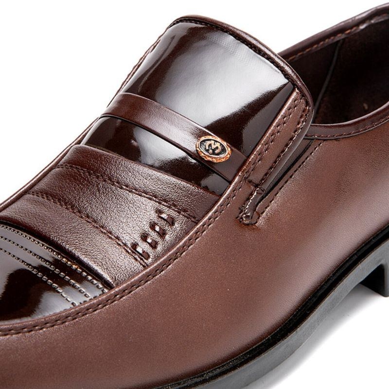 Skridsikker Og Slidstærke Mænd Afslappet Business-slip-on-kjolesko