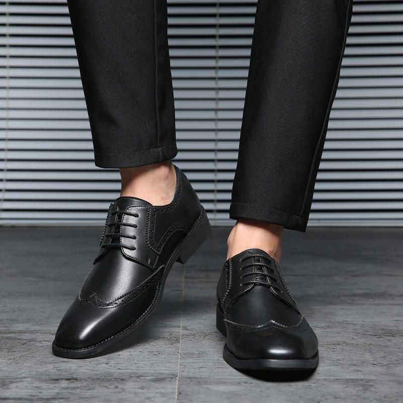 Stor Størrelse Mænd Brogue Oxfords Normal Business Dress Sko