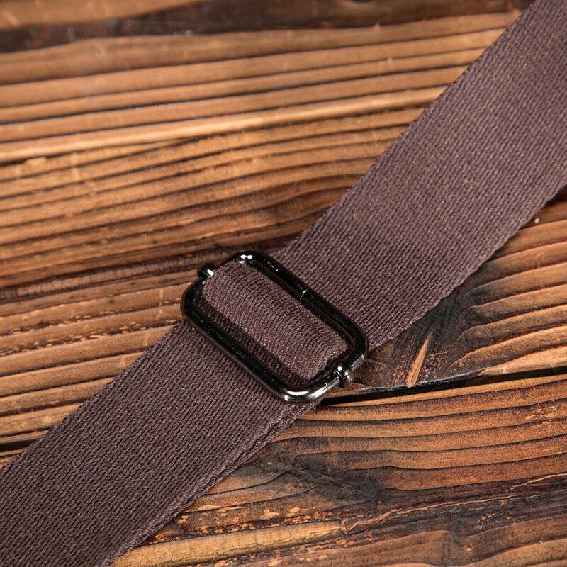 Ægte Læder Til Mænd Retro 9 Tommer Stor Kapacitet Med Flere Lommer Vandtæt Telefonbrysttasker Crossbody-taske
