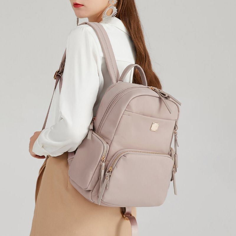 Dame Oxford Stor Kapacitet Multi-pocket Rygsæk Casual 13.3/14 Tommer Bærbar Taske