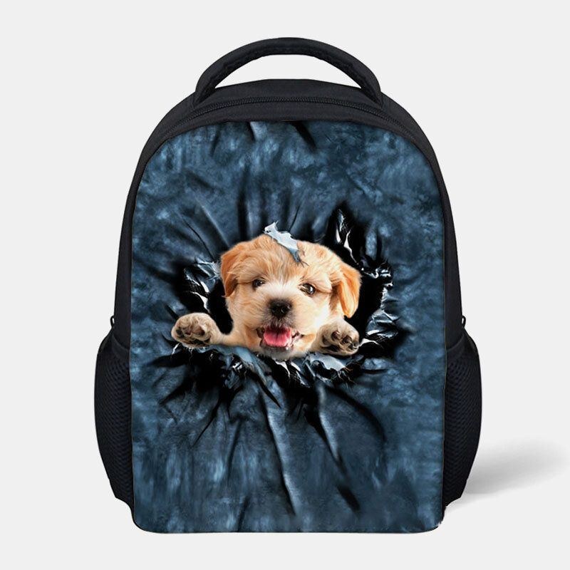 Dame Unisex Animal Creative 3d Tegneserie Sød Kat Afslappet Udendørs Lille Rygsæk Skoletaske