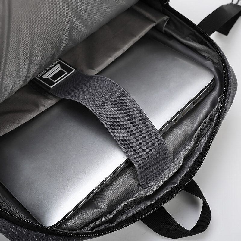Herre 15.6 Tommer Usb-opladning Vandtæt Business Laptop-taske Rygsæk