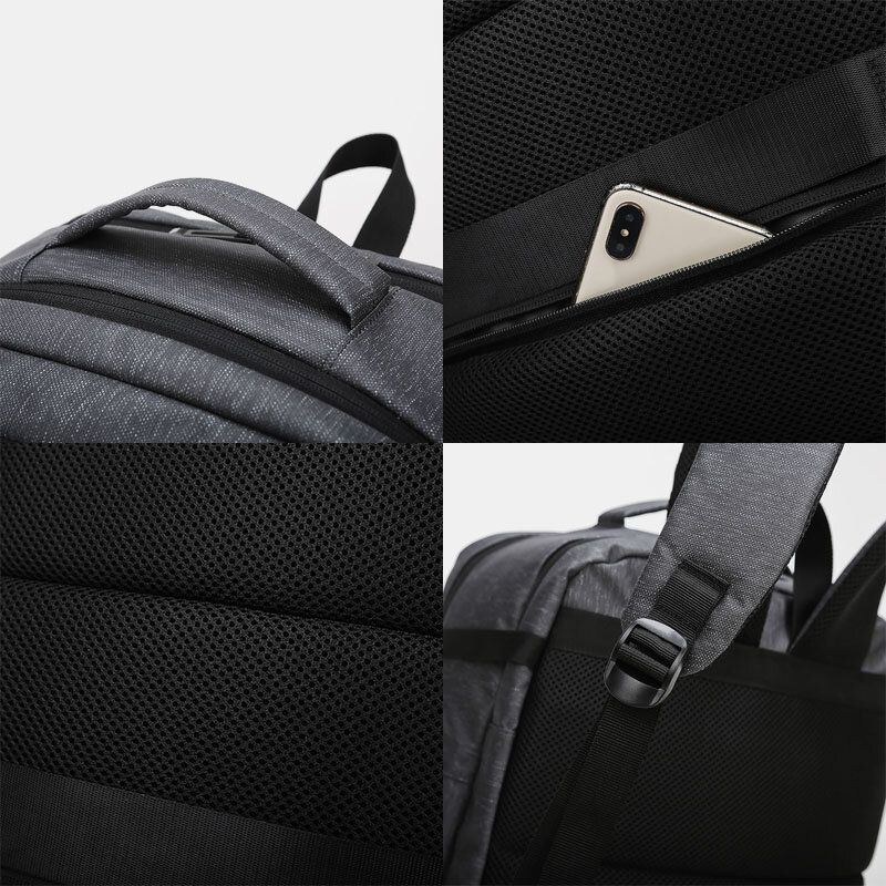 Herre 15.6 Tommer Usb-opladning Vandtæt Business Laptop-taske Rygsæk
