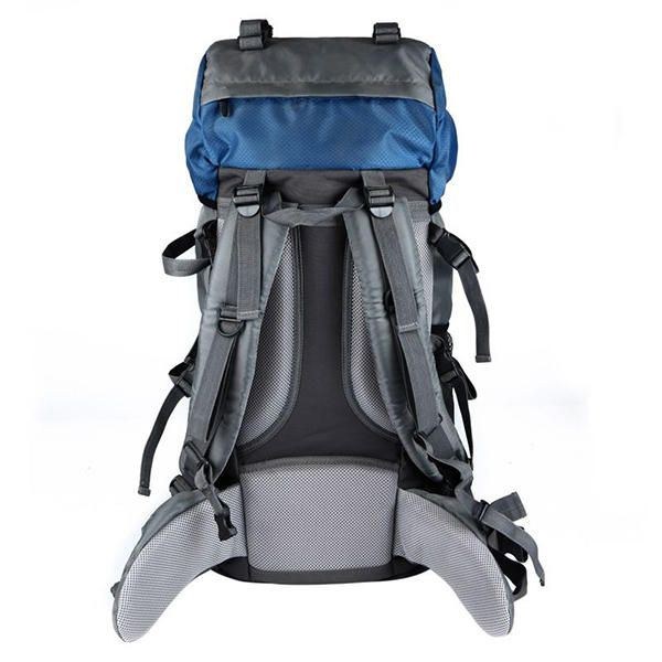 Herre 60l Outdoor Trekking Rygsæk Vandtæt Nylon Rejsetaske Campingtaske