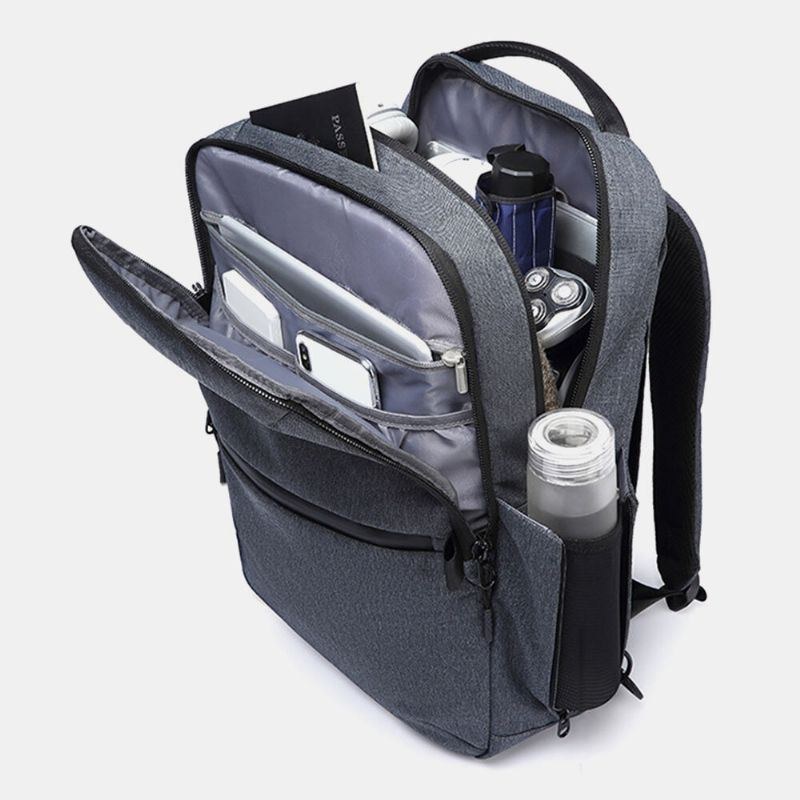 Herre Stor Kapacitet Vandtæt Aftagelig Skulderrem 15.6 Tommer Laptops Taske Rygsæk Skuldertaske Crossbody Taske