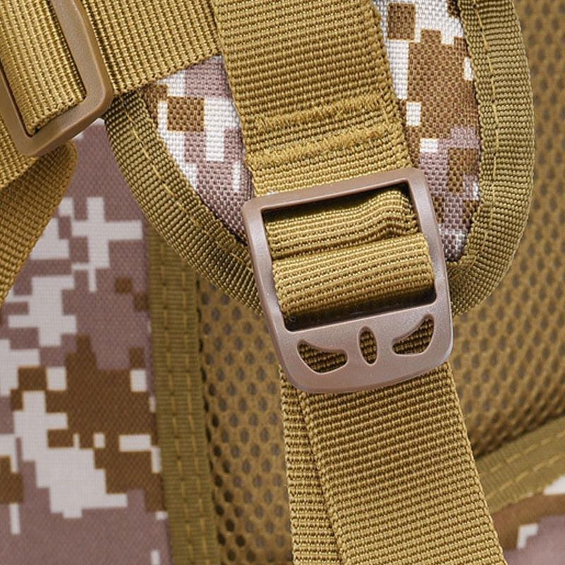 Herre Stor Kapacitet Vandtæt Nylon Camouflage Rygsæk Rejsetaske