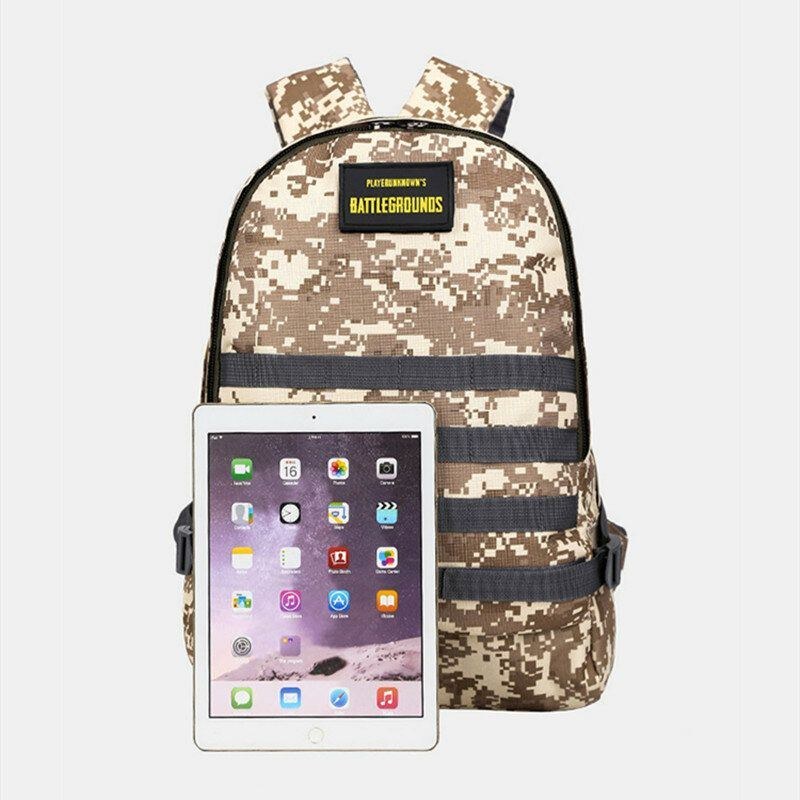 Herre Unisex Camouflage Oxford Cloth Student Skoletaske Fashion Game Trend Rygsæk