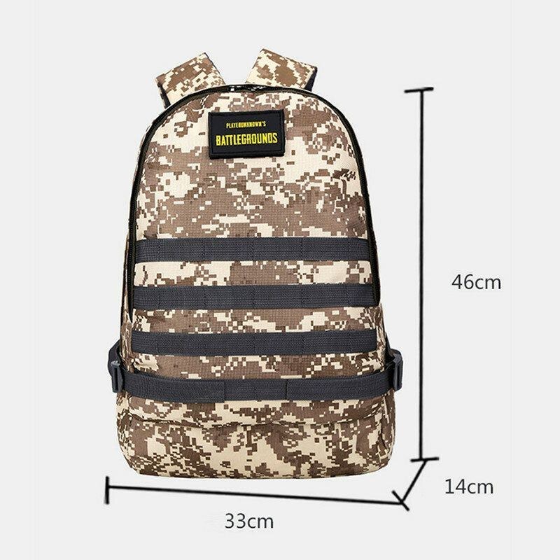 Herre Unisex Camouflage Oxford Cloth Student Skoletaske Fashion Game Trend Rygsæk