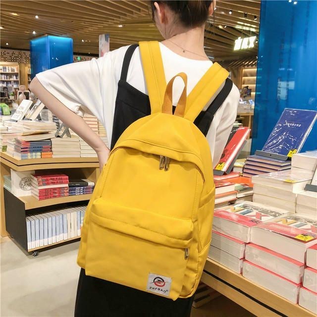 New Fashion Ins Wind Bag Kvinde High School College Girl Lille Frisk Rygsæk