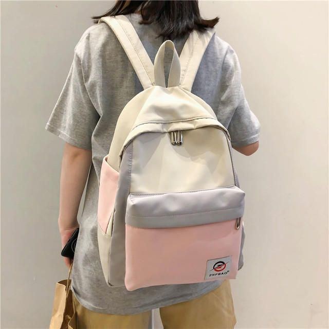 New Fashion Ins Wind Bag Kvinde High School College Girl Lille Frisk Rygsæk