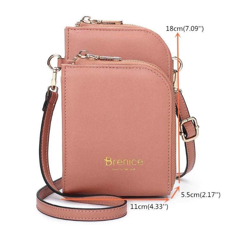 Comestic Crossbody-taske Med Flere Slots Til Kvinder