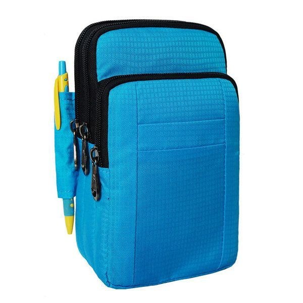 Dame 7 Tommer Mobiltelefon Vandtæt Nylon Crossbody Taske Udendørs Skulder Talje Taske Til Kvinde Mand