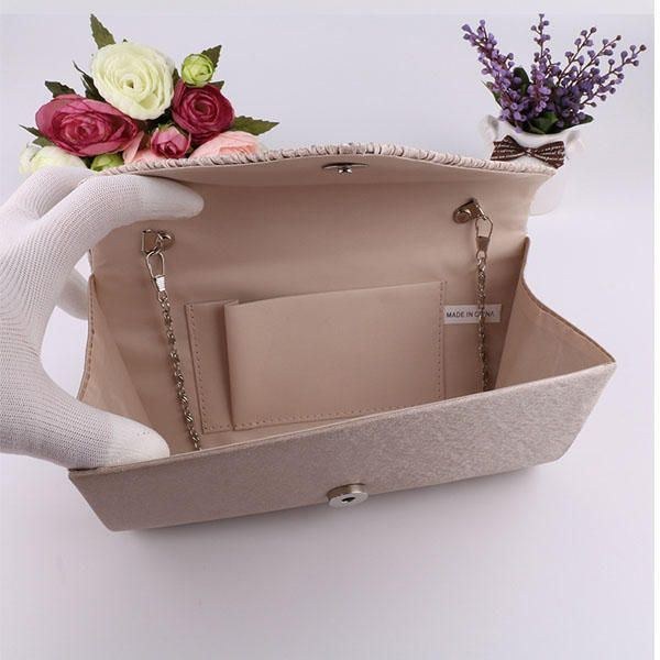 Dame Aften Brudepung Konvolut Flash Diamond Clutch Bærbar Skuldertaske Crossbody Taske