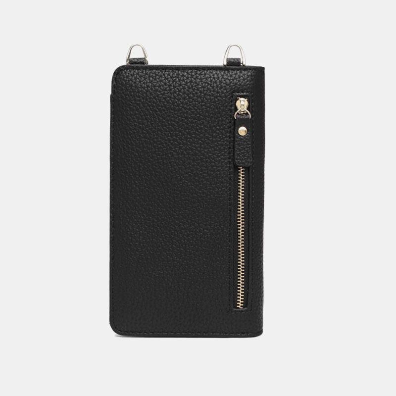 Dame Berøringsskærm 6.3 Tommer Telefonholder 10 Kortslot Nitte Crossbody Taske Tegnebog