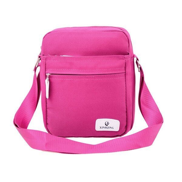 Dame Canvas Outdoor Sport Casual Skulder Crossbody Taske
