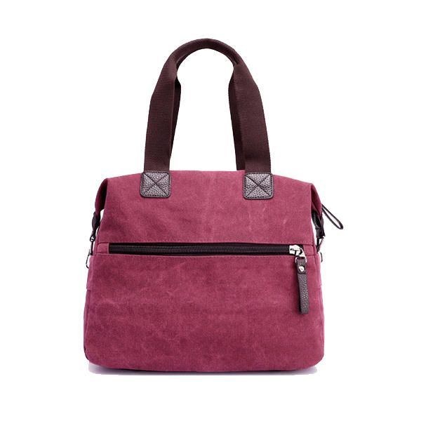 Dame Canvas Stor Kapacitet Sports Travel Crossbody Taske