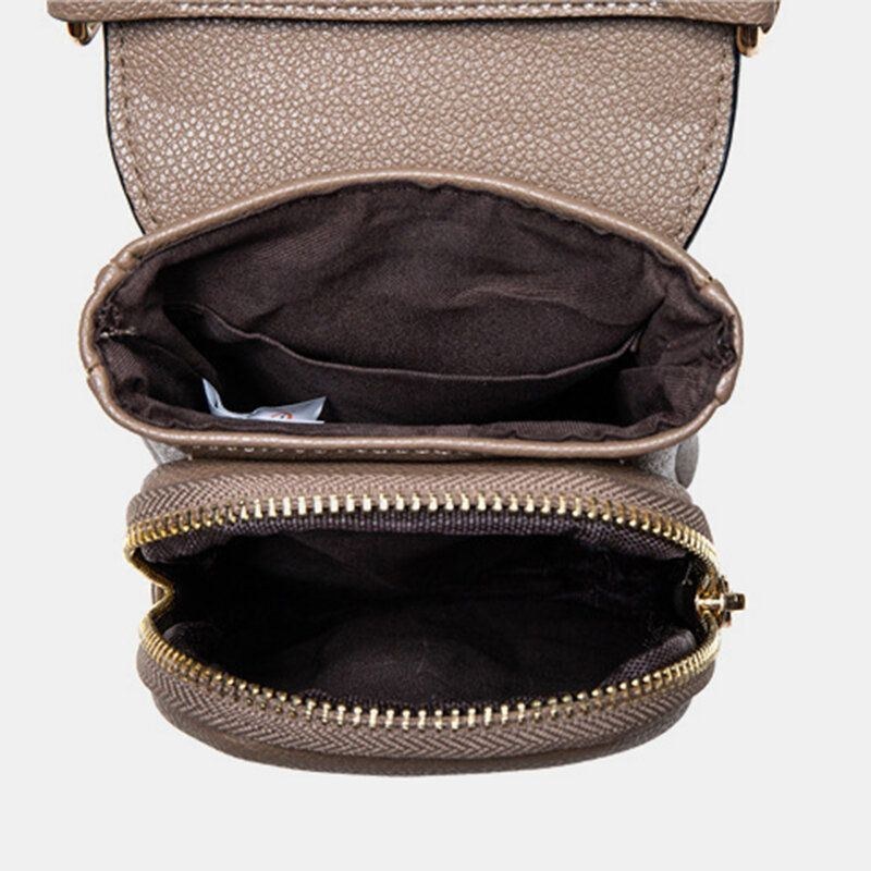 Dame Casual Patchwork 6.3 Tommer Telefontaske Crossbody-taske