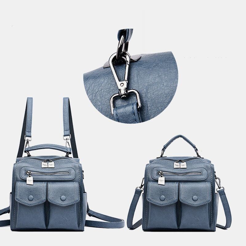 Dame Casual Solid Crossbody Bag Rygsæk Skuldertaske