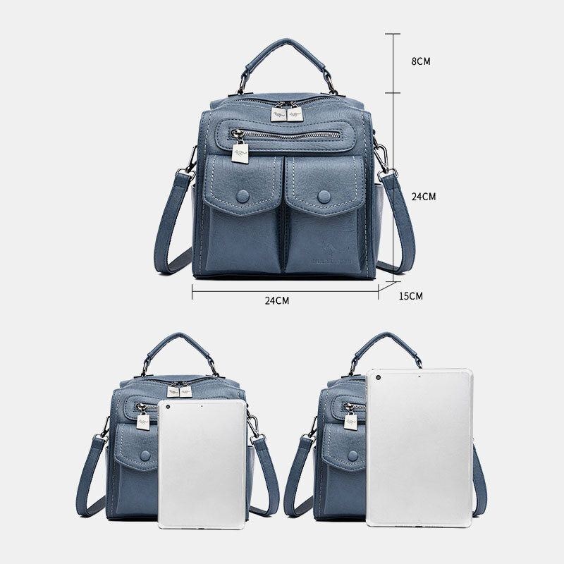Dame Casual Solid Crossbody Bag Rygsæk Skuldertaske