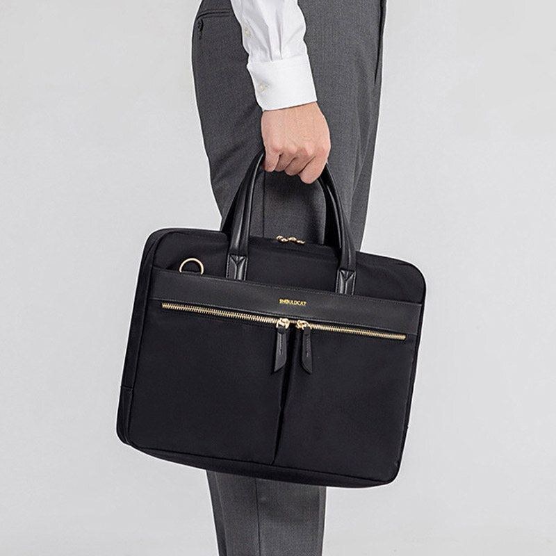Dame Enkel 13.3/14/15.6 Tommer Crossbody-taske Til Bærbar Computer Med Flere Rum Anti-tyveri Letvægts Håndtaske