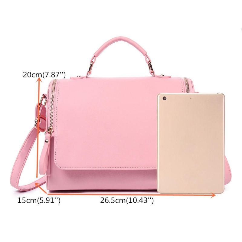 Dame Flap Kosmetisk Håndtaske Multifunktion Crossbody Bag Skuldertaske